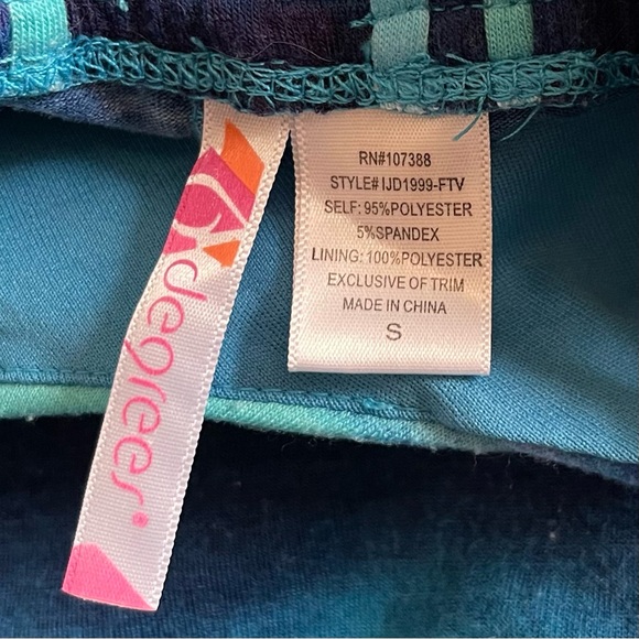 Degrees Blue & Green Halter Maxi Dress Sz S - Picture 8 of 8